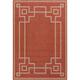 Artistic Weavers Alfresco Solid Outdoor Area Rug Rust 8 9 x 12 9