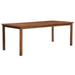 Suzicca Patio Table 78.7 x39.4 x29.1 Solid Acacia Wood