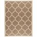 Safavieh Courtyard Alyssa Geometric Indoor/Outdoor Area Rug 8 x 11 Brown/Bone