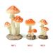NUZYZ Mushroom Toadstool Miniature Ornament Fairy Garden Terrarium Dollhouse Decor
