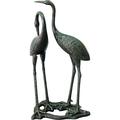 Innova Hearth and Home C880-71 Heron Statue, Aged Bronze, Aged Bronze powder coated finish. By Brand Innova Hearth and Home