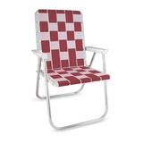 Lawn Chair USA Aluminum Folding Chair (1 Pack) Burgundy