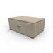 Budge Small Brown / Beige Patio Outdoor Ottoman Cover English Garden