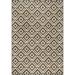 nuLOOM Jayne Geometric Diamond Indoor/Outdoor Area Rug 4 x 6 Dark Gray