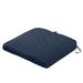Classic Accessories MontlakeÂ® FadeSafeÂ® Square/Rectangle Seat Quilted Dining Cushion Navy 21 W x 19 D x 3 H