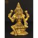 5 Small Chaturbhuja Maa Lakshmi Brass Statue | Handmade | Made in India - Brass Statue