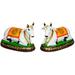 Sacred Cow Statue 3.25 Set of two Kamadhenu Surabhi Cows (K82R)