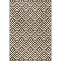 nuLOOM Jayne Geometric Diamond Indoor/Outdoor Accent Rug 3 6 x 5 Dark Gray