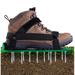 Ohuhu Lawn Aerator Shoes with Hook & Loop Straps All New Unique Design Free-Installation Heavy Duty Spiked Aerating Sandals One-Size-Fits-All & Easy to Use for Yard Patio Lawn Garden