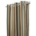 Sunbrella Capitol Espresso Indoor/Outdoor Curtain Panel by Sweet Summer Living 50 x 120 with Stainless Steel Grommets