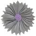 Fennco Styles Handmade Garden 3D Sunflower Decorative Throw Pillow 13 Round