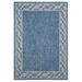 United Weavers Augusta Indoor/Outdoor Area Rug 3900 10060 Whitehaven Blue 5 2 x 7 6 Rectangle