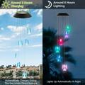 iMounTEK Solar Powered Angel Lights Wind Chimes LED Color Changing Hanging Wind Lamp for Christmas Halloween Garden Patio decor