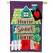 Evergreen Flag & Garden Home Sweet Home 2-Sided Polyester 3 8 x 2 4 Garden Flag