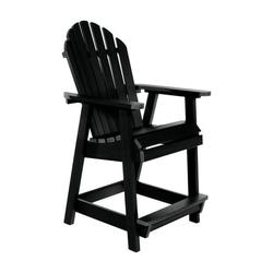 The Sequoia Professional Commercial Grade Muskoka Adirondack Deck Dining Chair in Counter Height