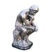 The Thinker Bronze Statue Rodin Replica - Size: 16 L x 12 W x 24 H.