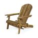 Lissette Outdoor Acacia Wood Adirondack Chair Natural Stain Natural