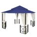 Garden Winds Replacement Canopy Top Cover for the 12 x 12 Harbor Gazebo - True Navy