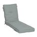 Arden Selections PolyFill Outdoor Chaise Lounge Cushion 76 x 22 Stone Grey Leala
