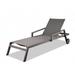 HomeRoots 30 x 83 x 12-20 in. Lounge Aluminum Chaise