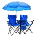 Portable Fold Up Chairs for Outdoors Blue Folding Table Chairs Set for Outdoor Camp Beach Indoor Outdoor Picnic Party Dining Kitchen Folding Patio Chairs