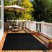 3 x10 Black Top Indoor/Outdoor Bargain-Turf Area Rugs. Great for Gazebos Decks Patios Balconies and Much More. Many Sizes and Colors to Choose From