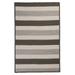 Colonial Mills 7 x 9 Silver Gray and White Rectangular Braided Area Throw Rug