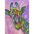 Toland Home Garden Neon Giraffe Giraffe Flag Double Sided 12x18 Inch