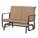 Mainstays Sand Dune Steel Outdoor Glider Bench Tan