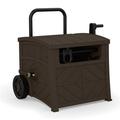 Suncast WST150 Free Standing Hideaway Hose Reel Taupe Hose 150