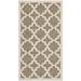 SAFAVIEH Courtyard Amanda Geometric Indoor/Outdoor Area Rug 2 x 3 7 Brown/Bone