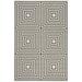 SAFAVIEH Beach House Tendrils Indoor/Outdoor Area Rug Light Grey/Charcoal 3 x 5