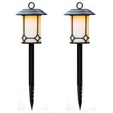 Set of 2 Classical Solar Pathway Lights