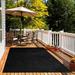 3 x11 Black Top Indoor/Outdoor Bargain-Turf Area Rugs. Great for Gazebos Decks Patios Balconies and Much More. Many Sizes and Colors to Choose From