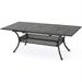 Noble House Abigail Cast Aluminum Expandable Patio Dining Table in Shiny Copper