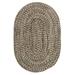 Colonial Mills 6 x 9 Cedar Brown All Purpose Handcrafted Reversible Oval Outdoor Area Throw Rug