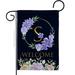 Breeze Decor G180253-BO 13 x 18.5 in. Welcome S Initial Garden Flag with Spring Floral Double-Sided Decorative Vertical Flags House Decoration Banner Yard Gift