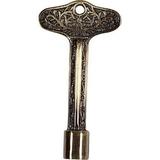 Dagan VK10F-AB 0.31 in. Filigree Design Gas Valve Key Antique Brass