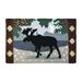 Northwoods Moose Jellybean Accent Washable Rug 20 x 30 JB-AT023