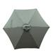 Covered Living 9ft Market Patio Umbrella 6 Rib Replacement Canopy in Sage Green