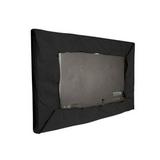 Covermates Outdoor Half TV Cover - Various Sizes Light Weight Material Weatherproof Dustproof Cinching Drawcord Outdoor TV Covers-Black