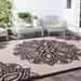 Safavieh Courtyard Millicent Medallion Indoor/Outdoor Area Rug 4 x 5 7 Beige/Black