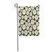 LADDKE Yellow Black White Daisies on Daisy Field Orange Flower Garden Flag Decorative Flag House Banner 12x18 inch