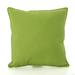 Noble House Coronado 18x18 Square Fabric Throw Pillow in Green