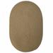 IA13R072X108 Barataria - Cafe 6x9 Rug 100% Polypropylene - Oval.