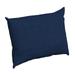 Arden Selections Outdoor Cushion Pillow Back 23 x 17 Water Repellent Fade Resistant 23 x 17 Sapphire Blue Leala
