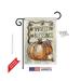 Breeze Decor 63053 Thanksgiving Harvest Blessings 2-Sided Impression Garden Flag - 13 x 18.5 in.