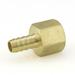 5PC 3/8 Hose Barb x 1/2 FIP Brass Adapter