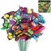 TSV 50pcs Garden Butterfly Stakes Waterproof Butterfly Decorative Stakes for Outdoor Patio Yard Party Supplies 9.8