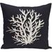 Simply Daisy 16 x 16 Coral Reef Geometric Print Outdoor Pillow